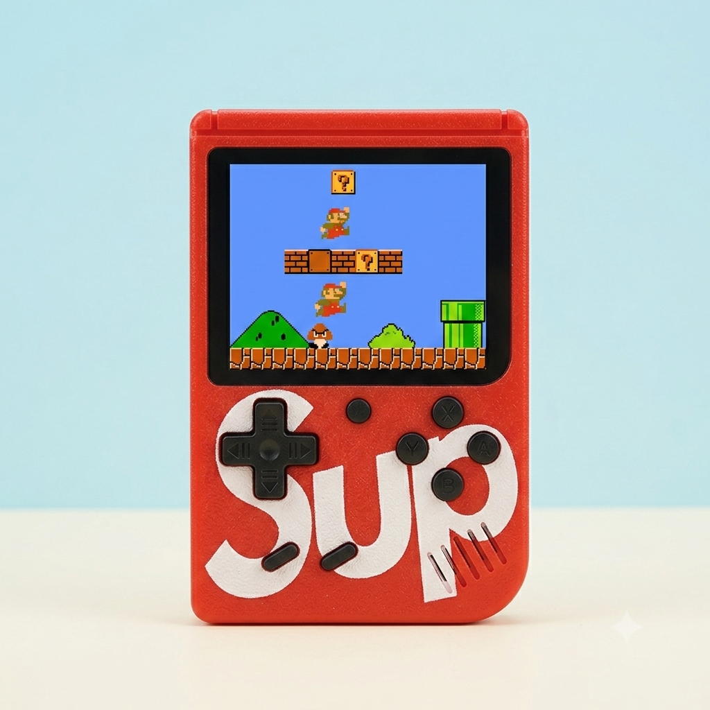 Sup Retro Mini Handheld Game Box (400-in-1 Classic 8-Bit Games, 3.0" Screen)